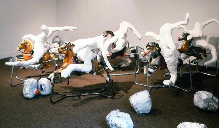 Tea party, 1992, mixed-media, sculptural Installation
