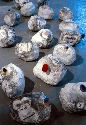 Repeated Tales, 1992, mixed-media