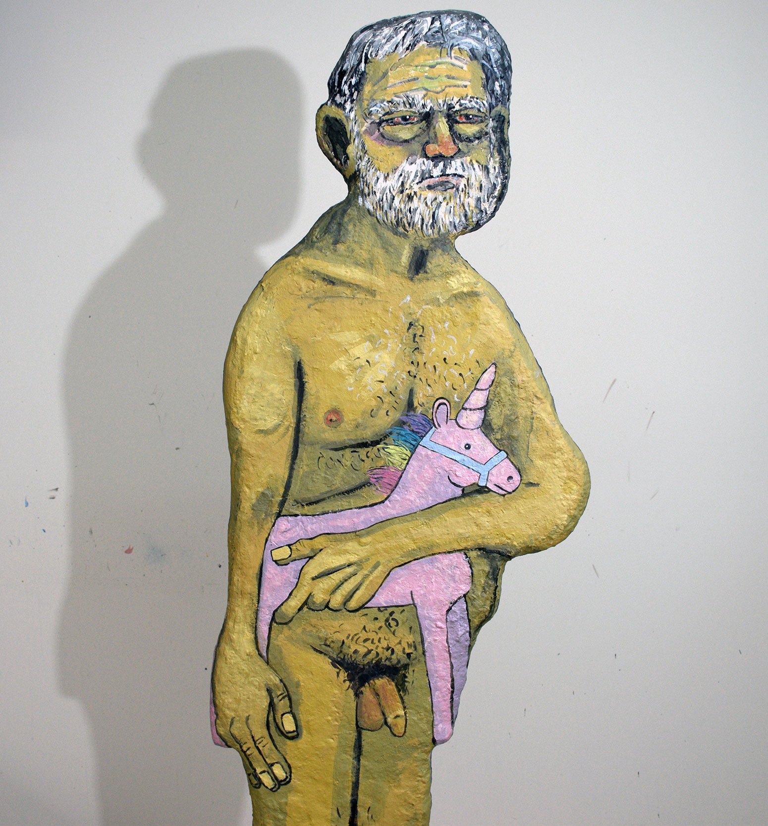 Covid Comforts (detail), 2021, mixed-media, life-size