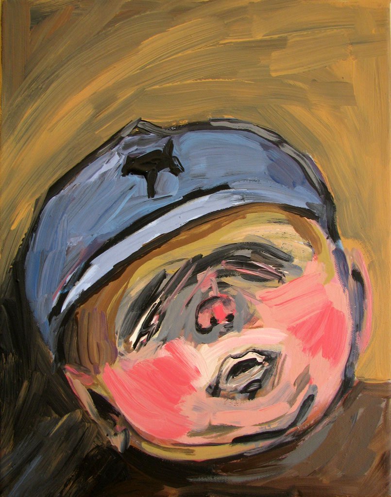 Lovely Boy, 2014, acrylic on canvas, 14 x 11 in / 35.56 x 27.94 cm