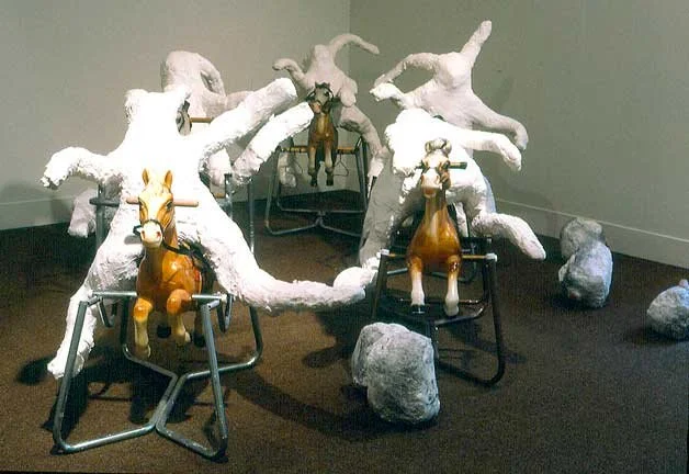 Tea party, 1992, mixed-media, sculptural Installation