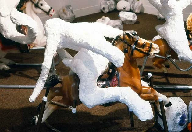 Tea party, 1992, mixed-media, sculptural Installation