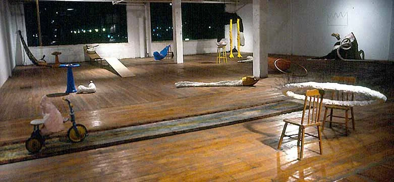 Tales, 1991, mixed-media, sculptural installation