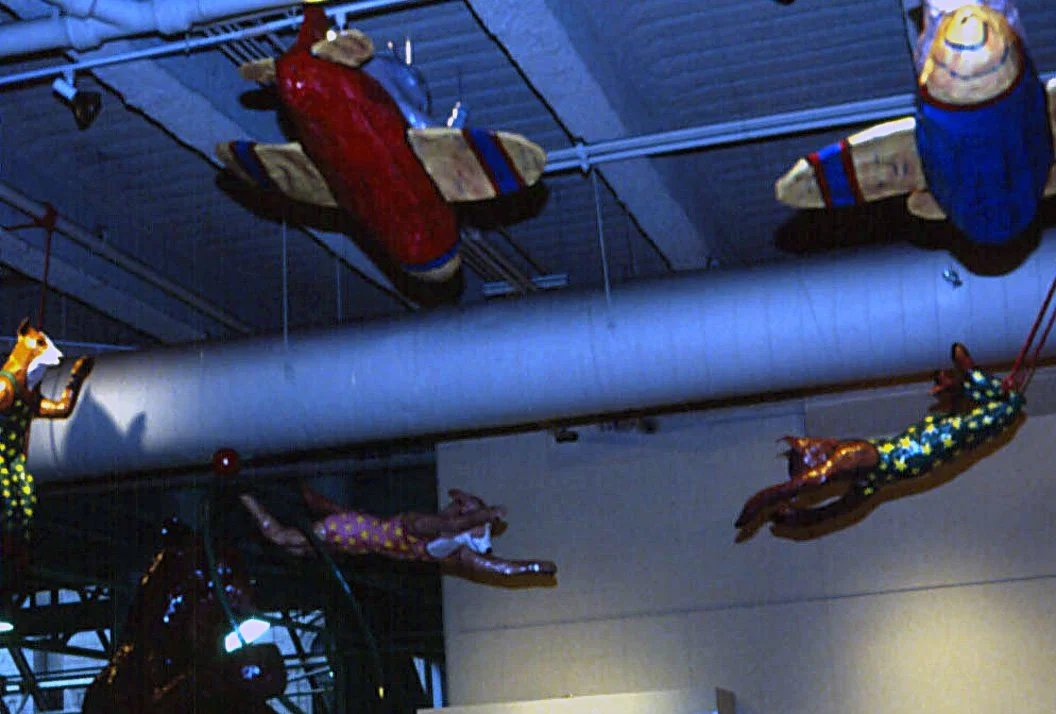 Circus, 1997, papier-mâche, sculptural installation