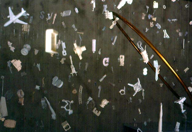 Crowd, 1990, mixed-media, sculptural installation