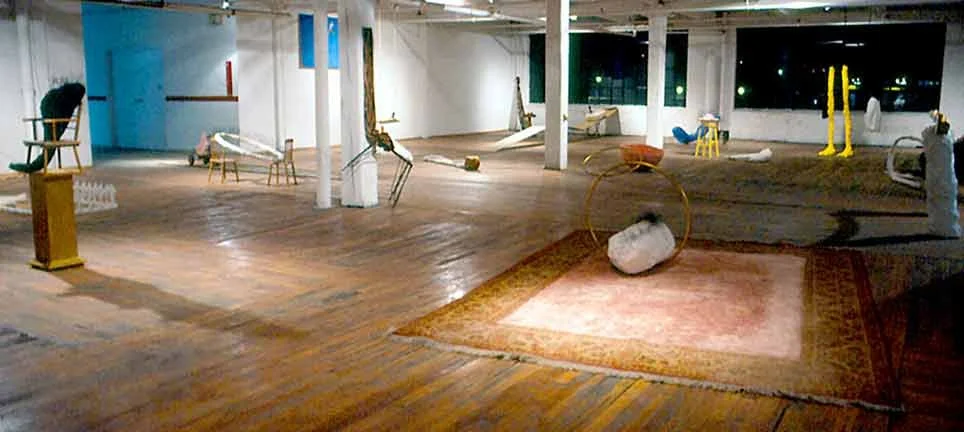 Tales, 1991, mixed-media, sculptural installation