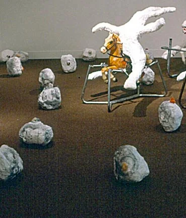 Tea party, 1992, mixed-media, sculptural Installation