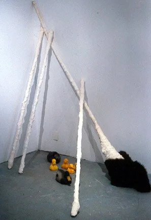 Repeated Tales, 1992, mixed-media