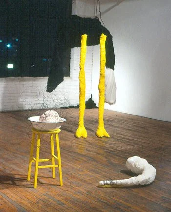 Tales, 1991, mixed-media, sculptural installation