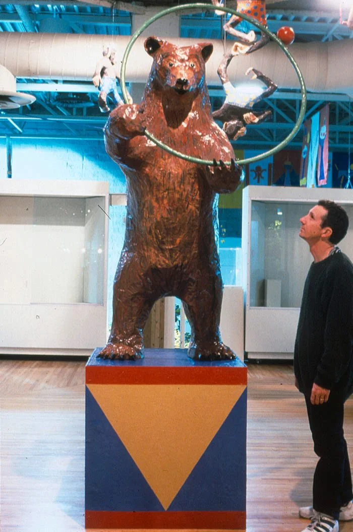 Circus, 1997, papier-mâche, sculptural installation