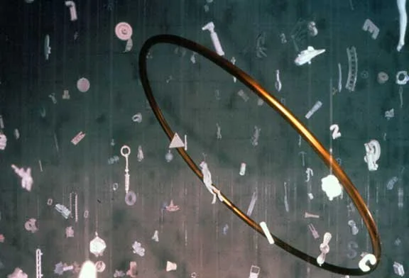 Crowd, 1990, mixed-media, sculptural installation