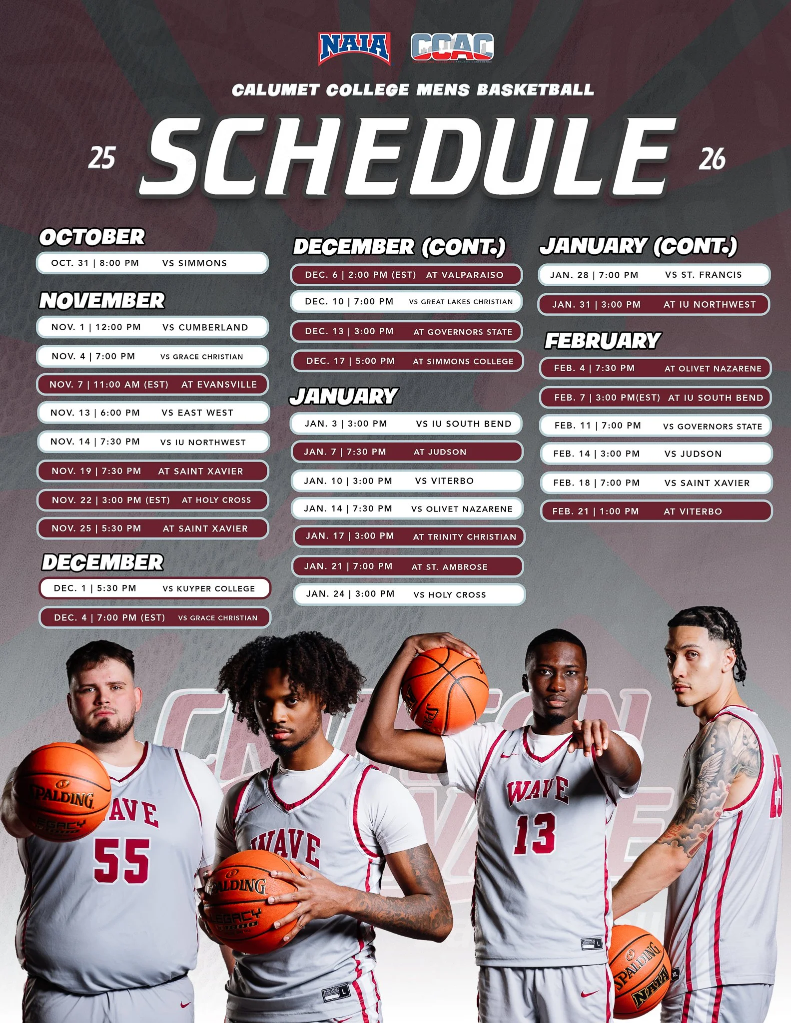 2025 Calumet College MBB SCHEDULE v2.jpg