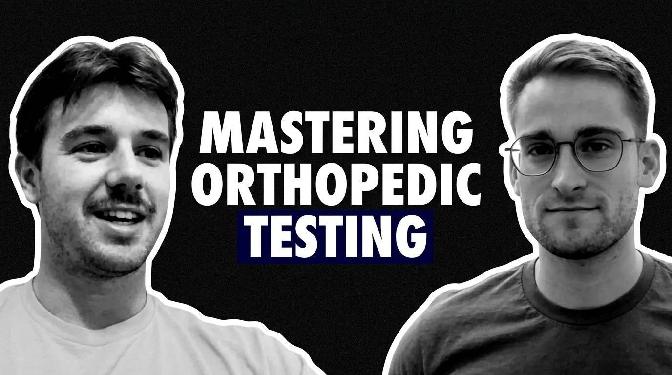 Beyond the Orthopedic Test: Building a Better Framework for Clinical Assessment