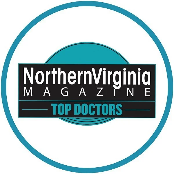 Logo for Northern Virginia Magazine featuring the text 'Top Doctors'.