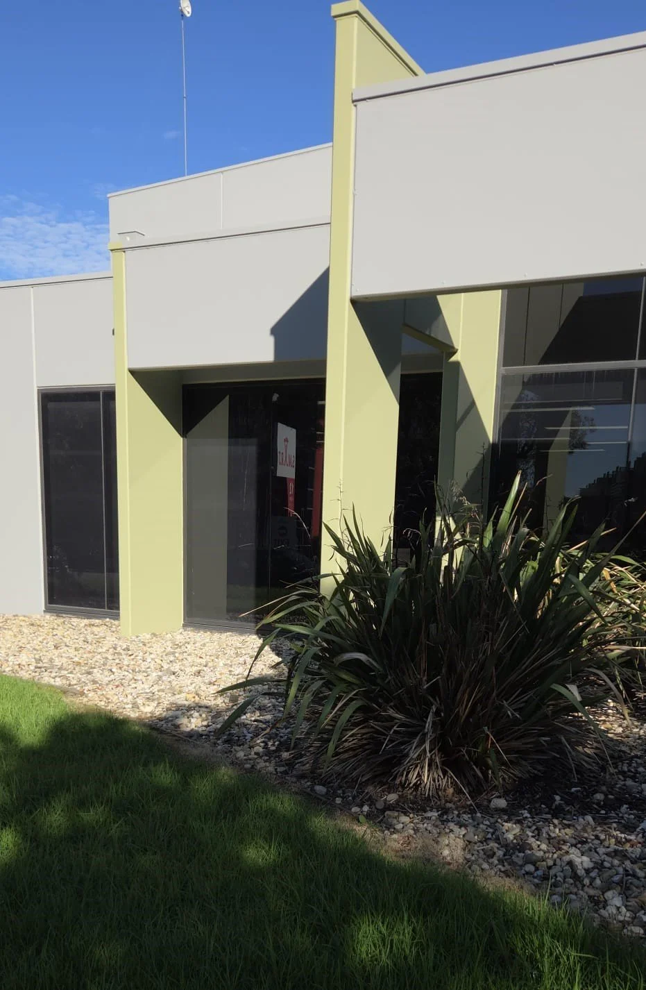 Commercial building repaint and colour change project in Melbourne