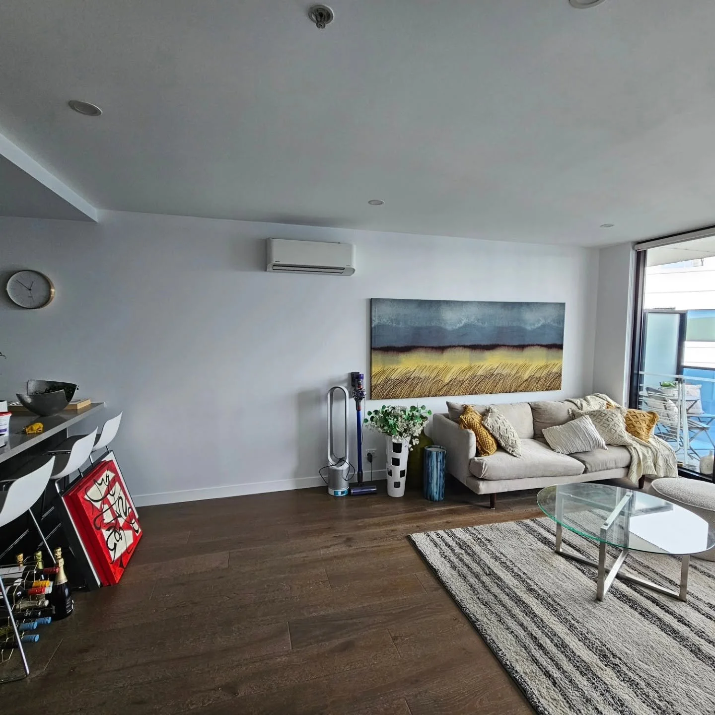 Smoke damage restoration and interior painting project in Cheltenham
