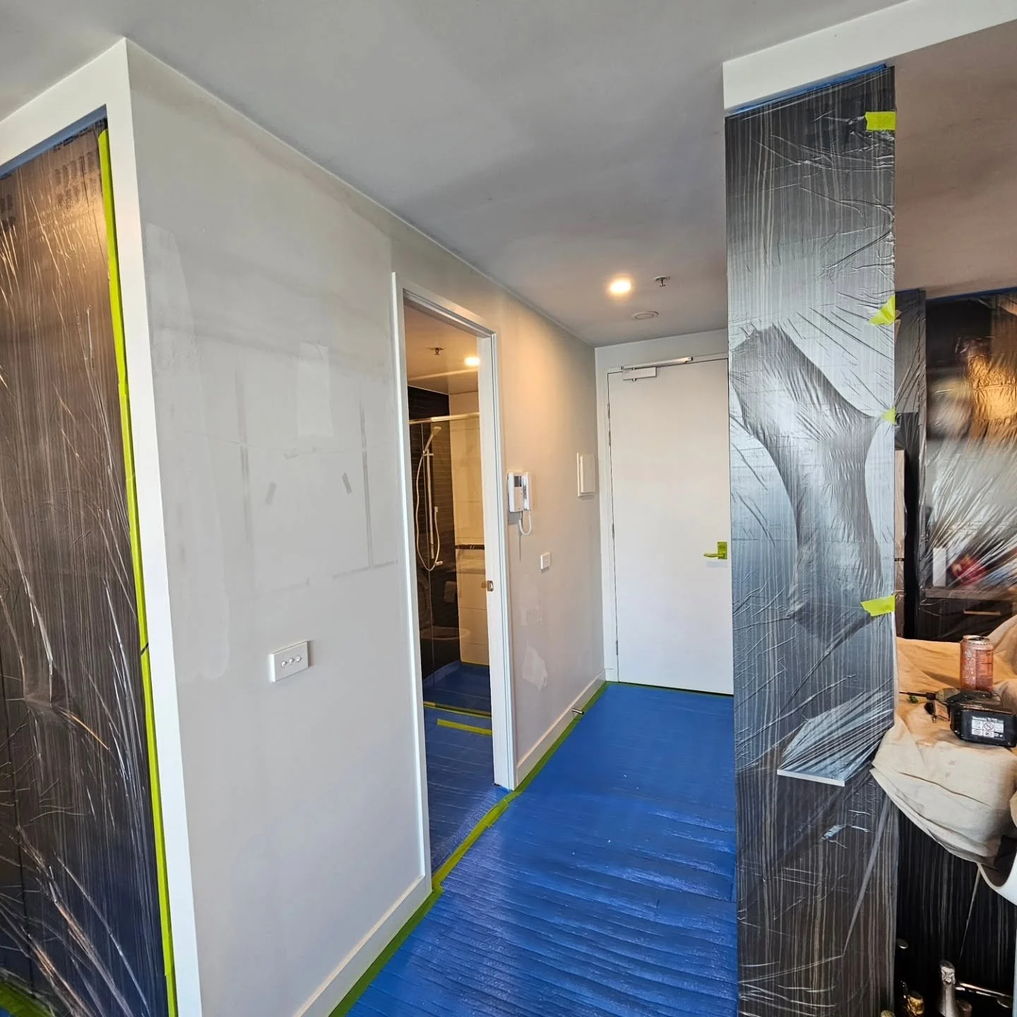 Smoke damage restoration and interior painting project in Cheltenham