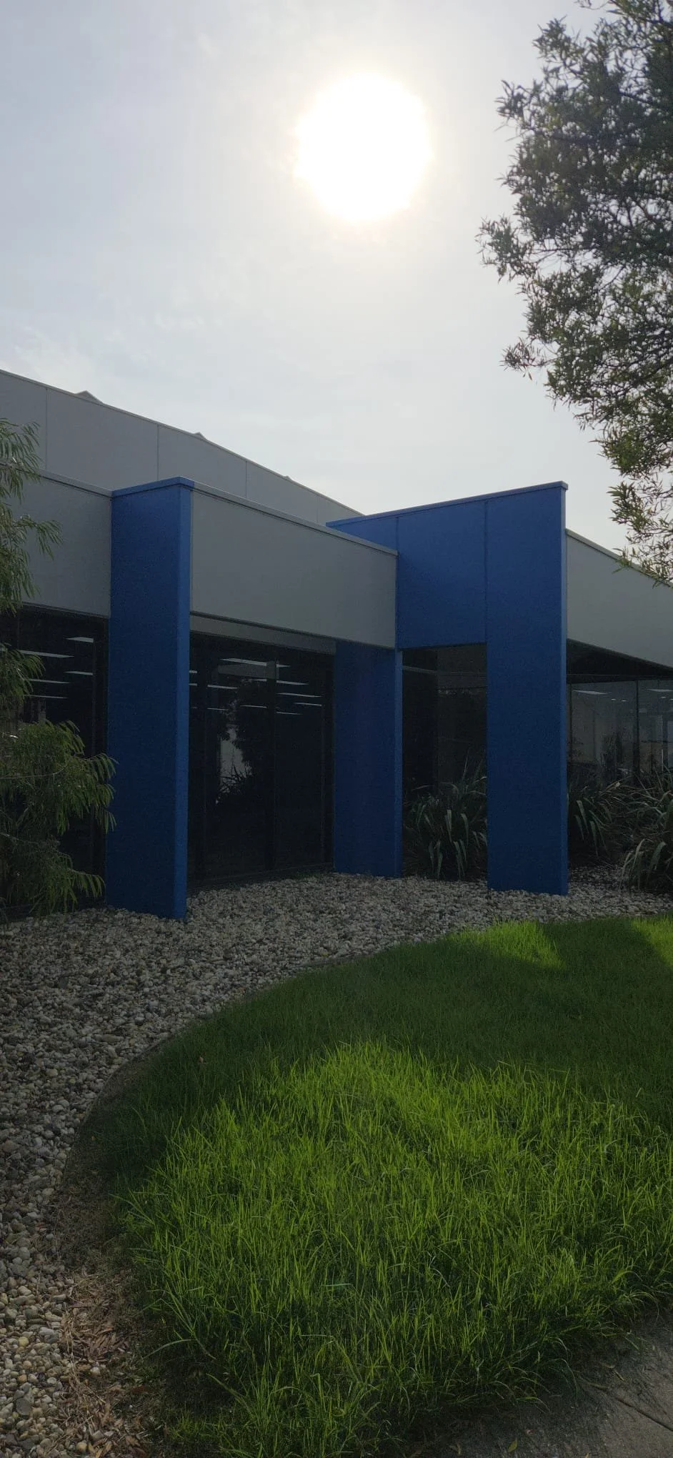 Commercial building repaint and colour change project in Melbourne