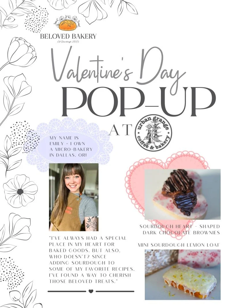 ✨See you this Valentine's Day, Saturday, February 14th, from 9a to 12p at Urban Grange Coffee &amp; Bakery✨