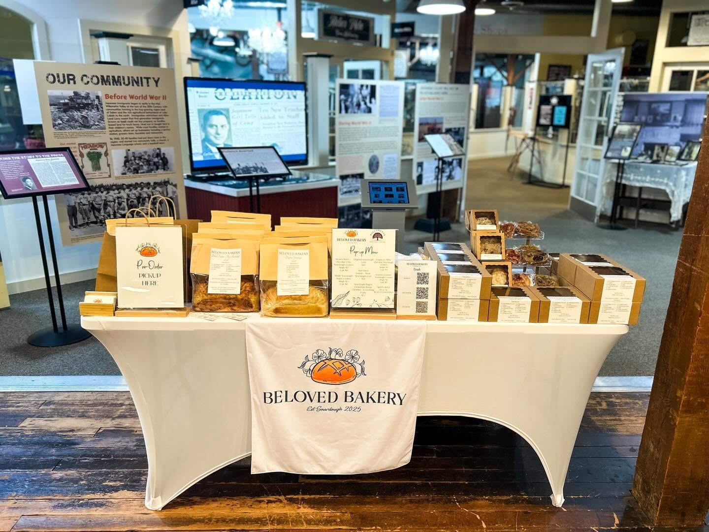 ✨Beloved Bakery will be at @whc_heritage from 10a to 3p today✨ Happy hour from 2p to 3p today- $1 off everything 🍞