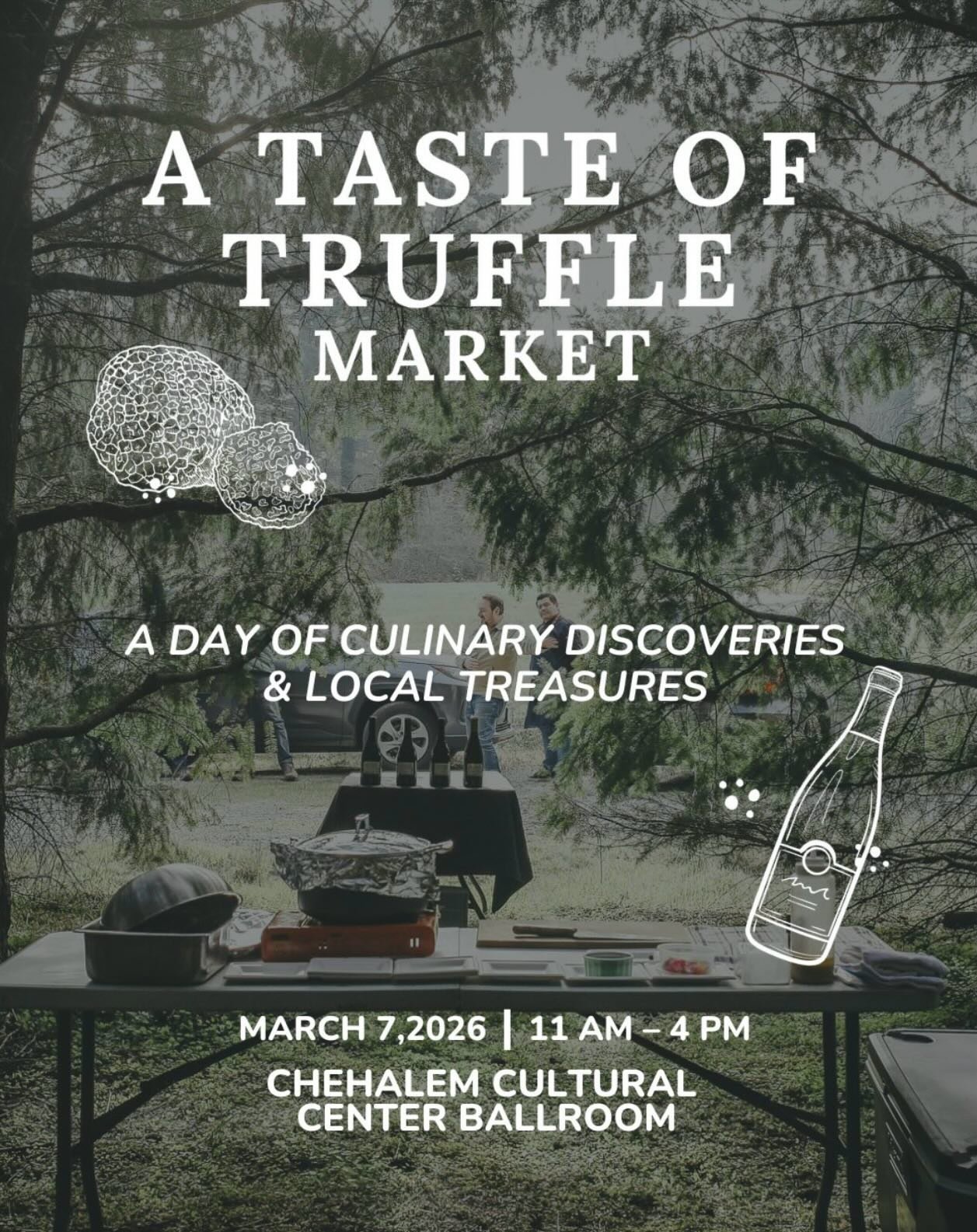 Last minute event this weekend✨
Taste of Truffle Market 🍄&zwj;🟫 11a to 4p
Wine, truffles, + various artisan vendors!

Dog presentations + chef demonstrations 🍄&zwj;🟫🍄
Swipe to see our offerings for this event✨
