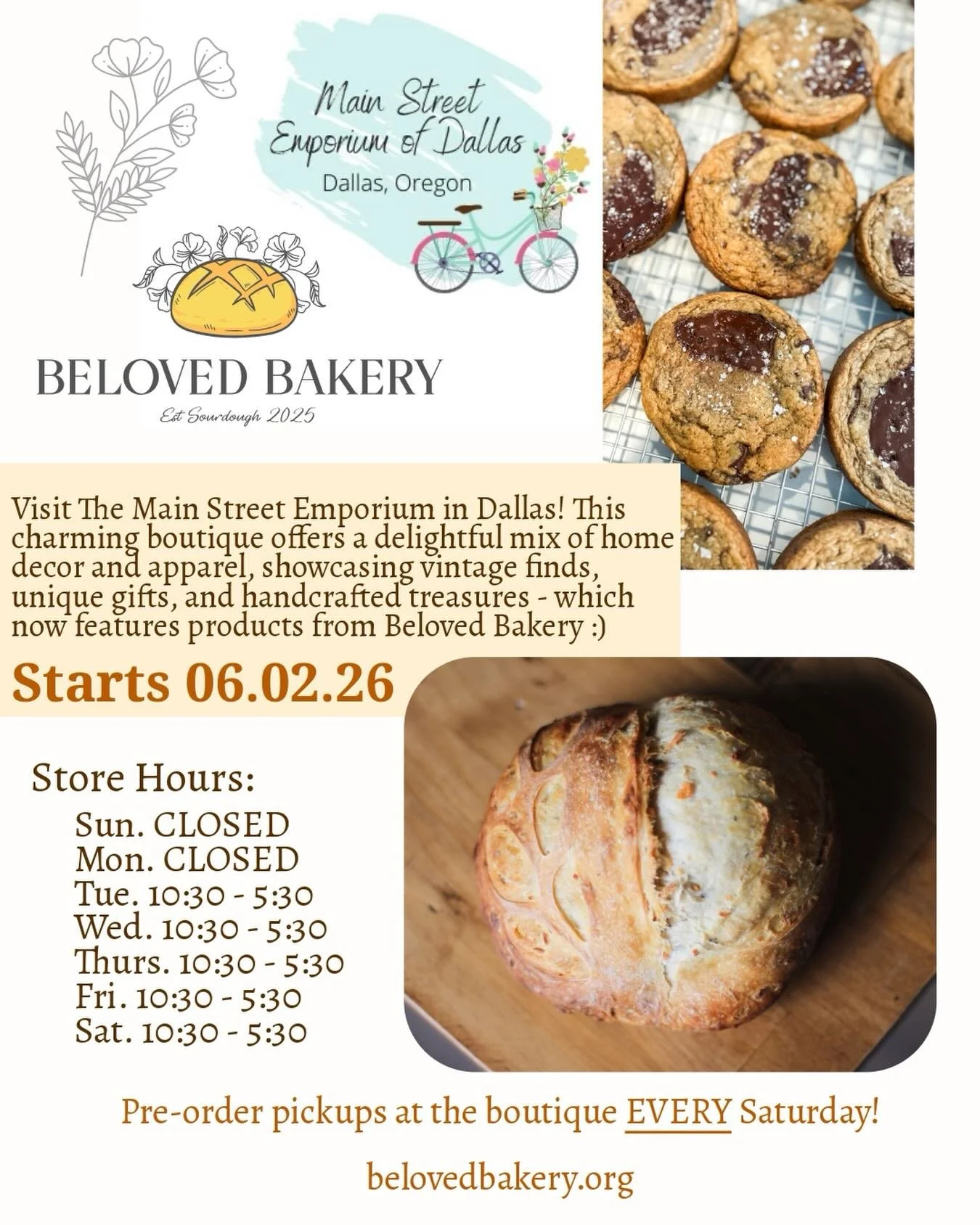 📢 BIG NEWS✨

Beloved Bakery products will now be featured at @mainstreetemporiumofdallas 😍

What does this mean??
&bull;Shop local!
&bull;Support small businesses!
&bull;Pick up some gifts [for others or yourself, everyone deserves a lil&rsquo; pic