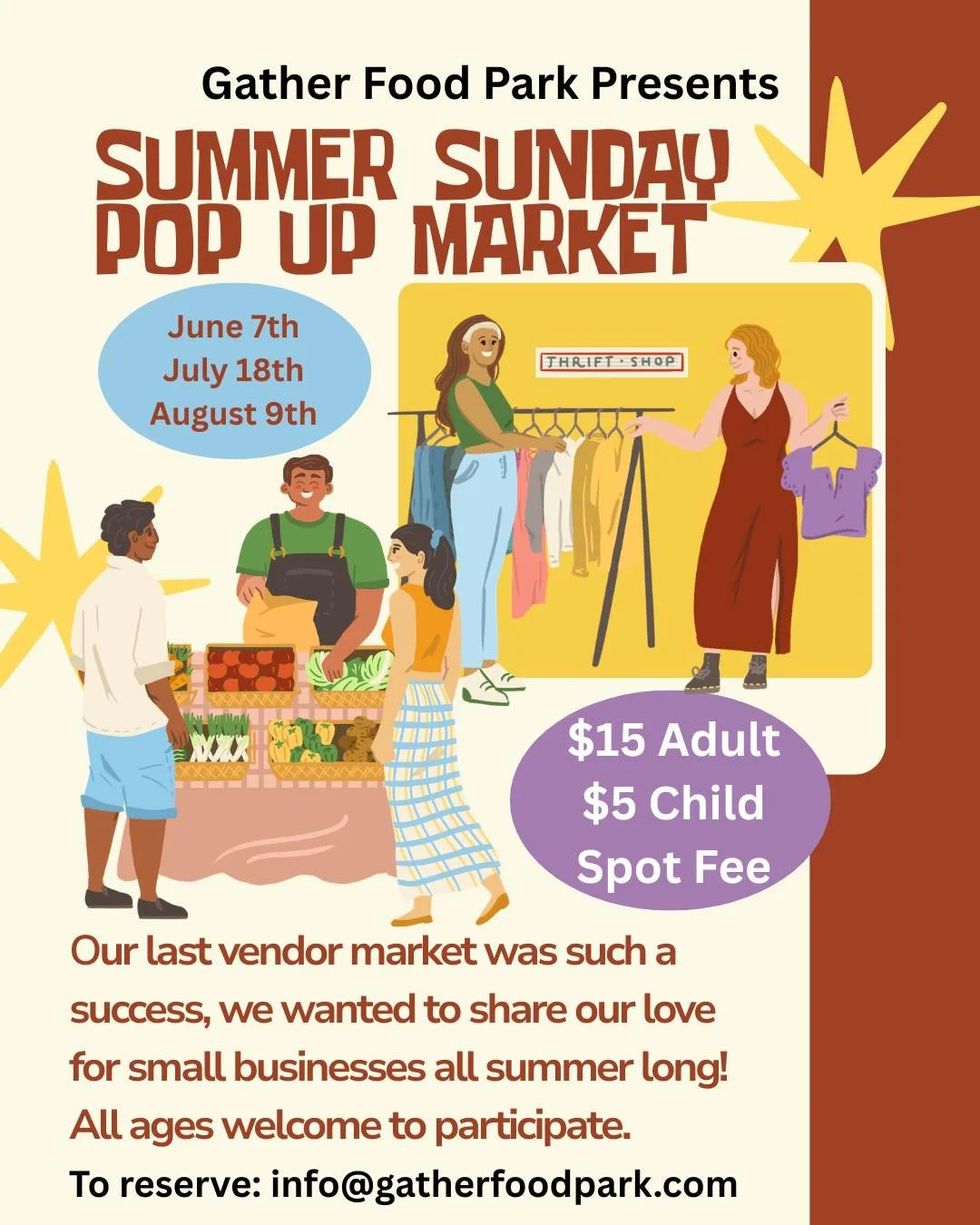 Summer Sunday Pop-up Market