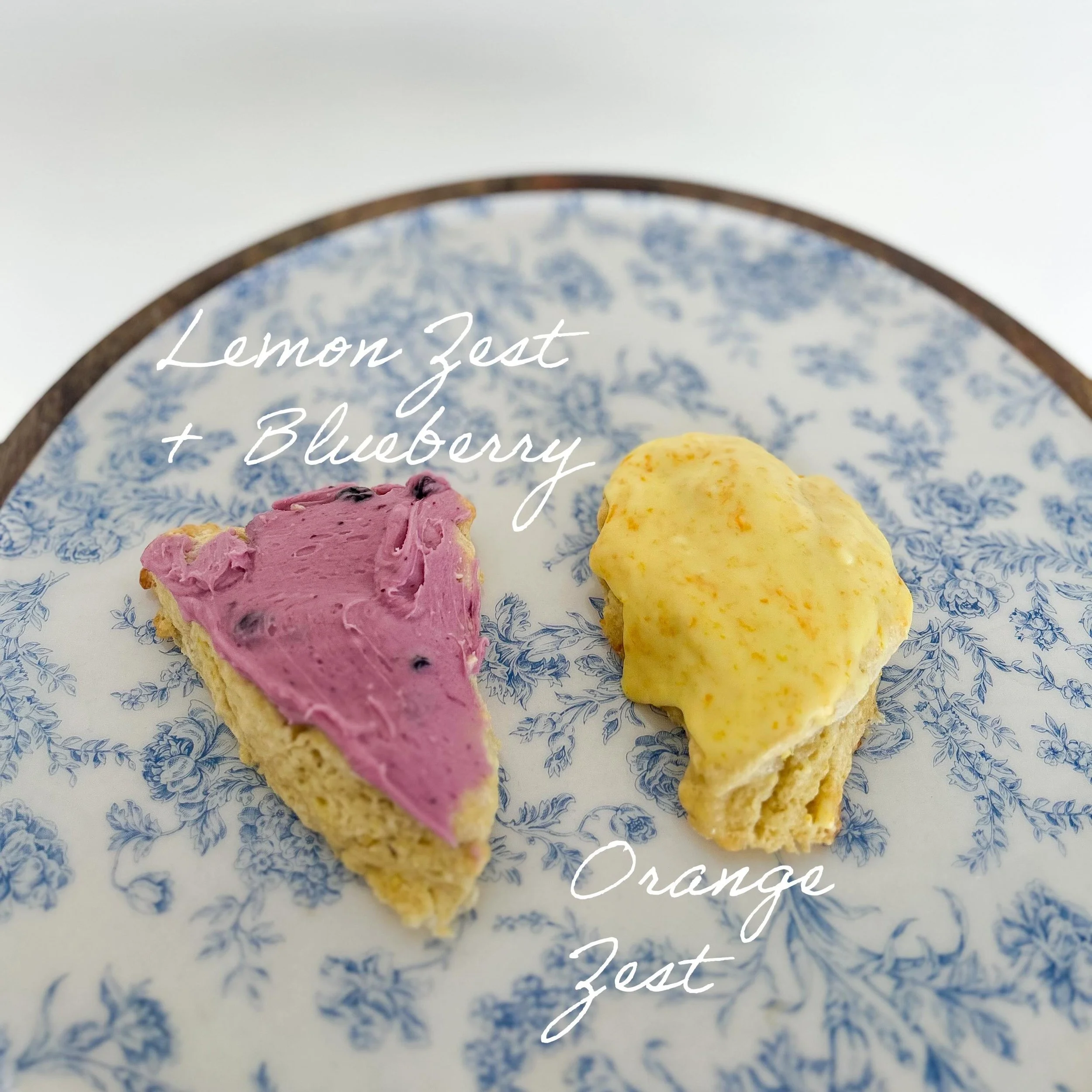 ✨so which scone will you be getting at the @dallasorfarmersmarket tomorrow? 🫐🍋 or 🍊?