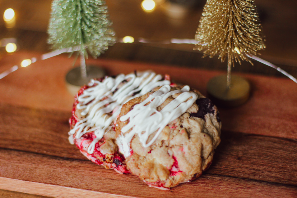 White Chocolate Peppermint Sourdough Cookie Box
