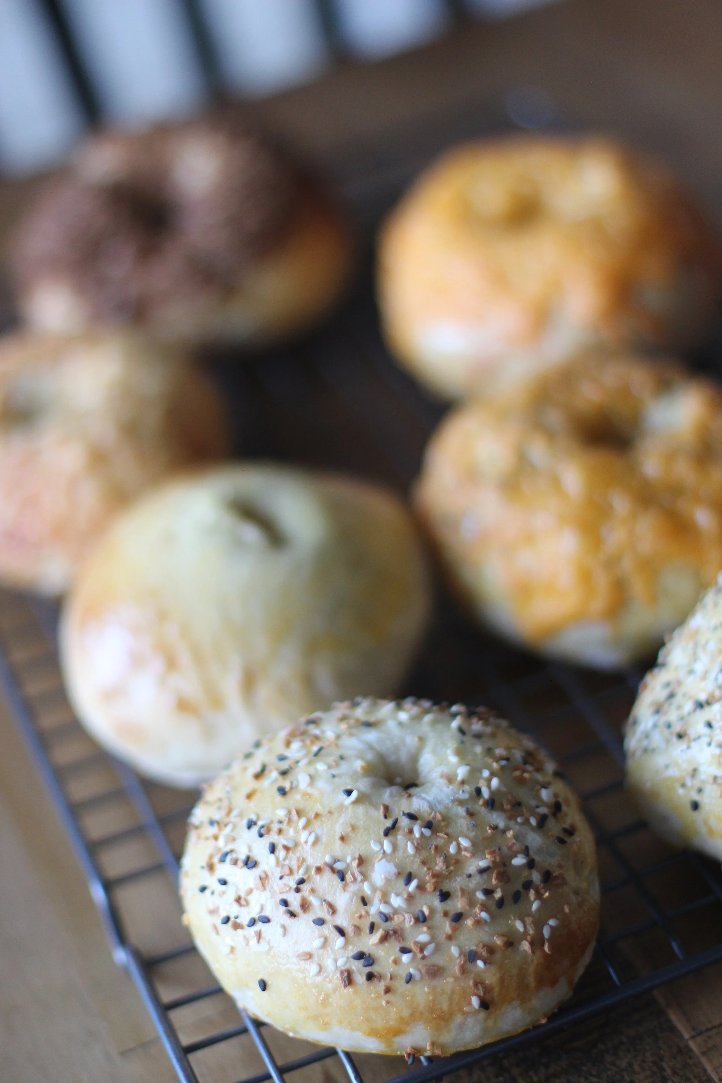 Sourdough Bagels