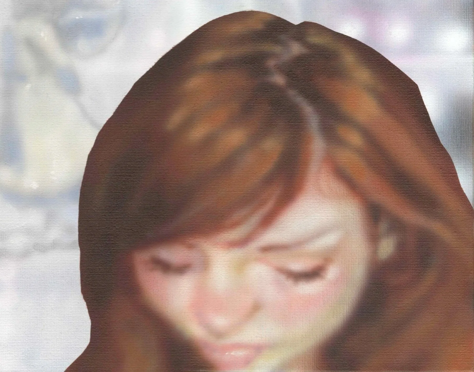 "lovelite", 11x14", airbrushed acrylic on canvas panel