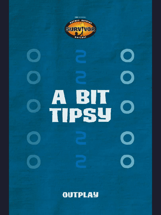 Animated sequence of CBS Survivor event graphics for challenge and activity signage
