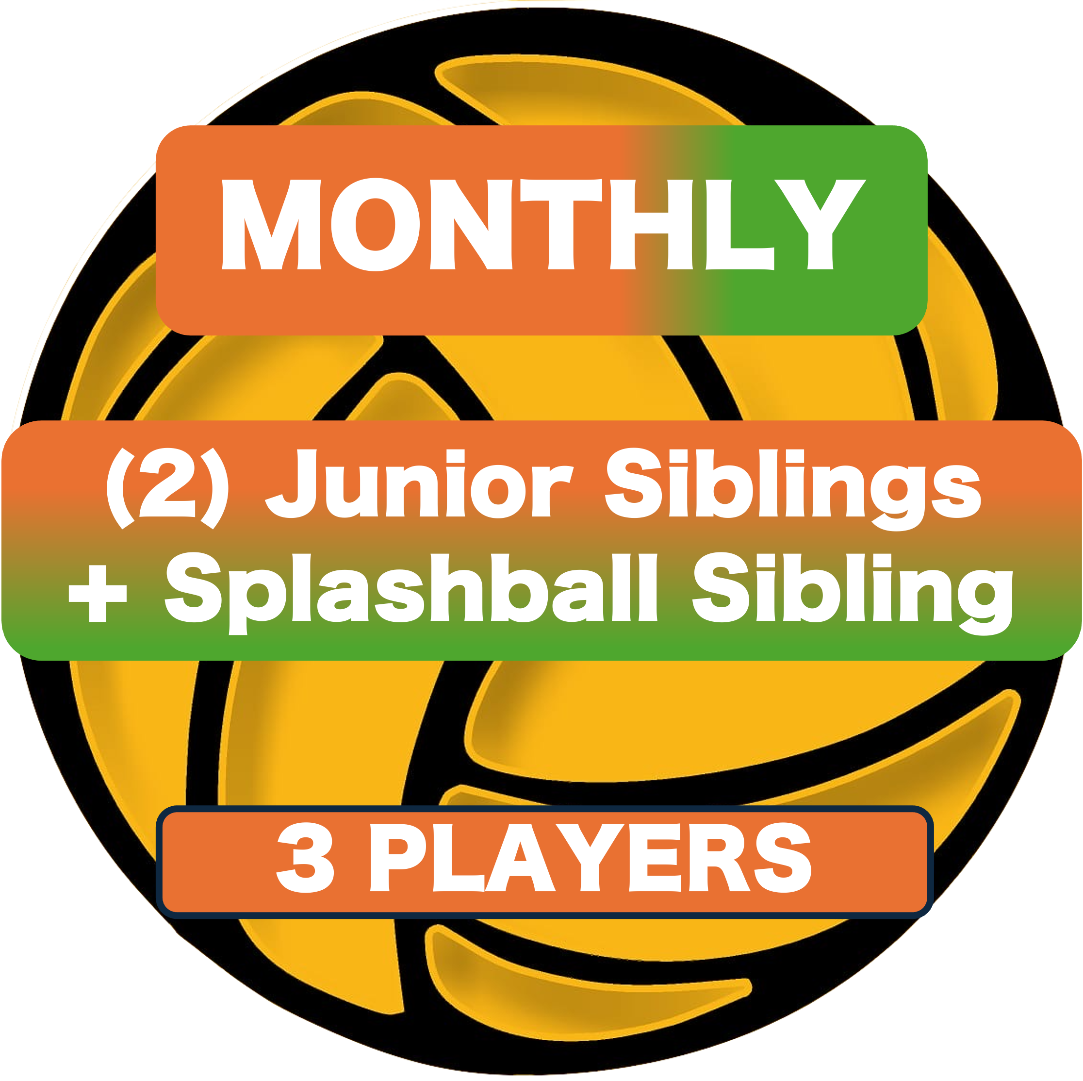 Sibling Membership – (2) Junior + Splashball