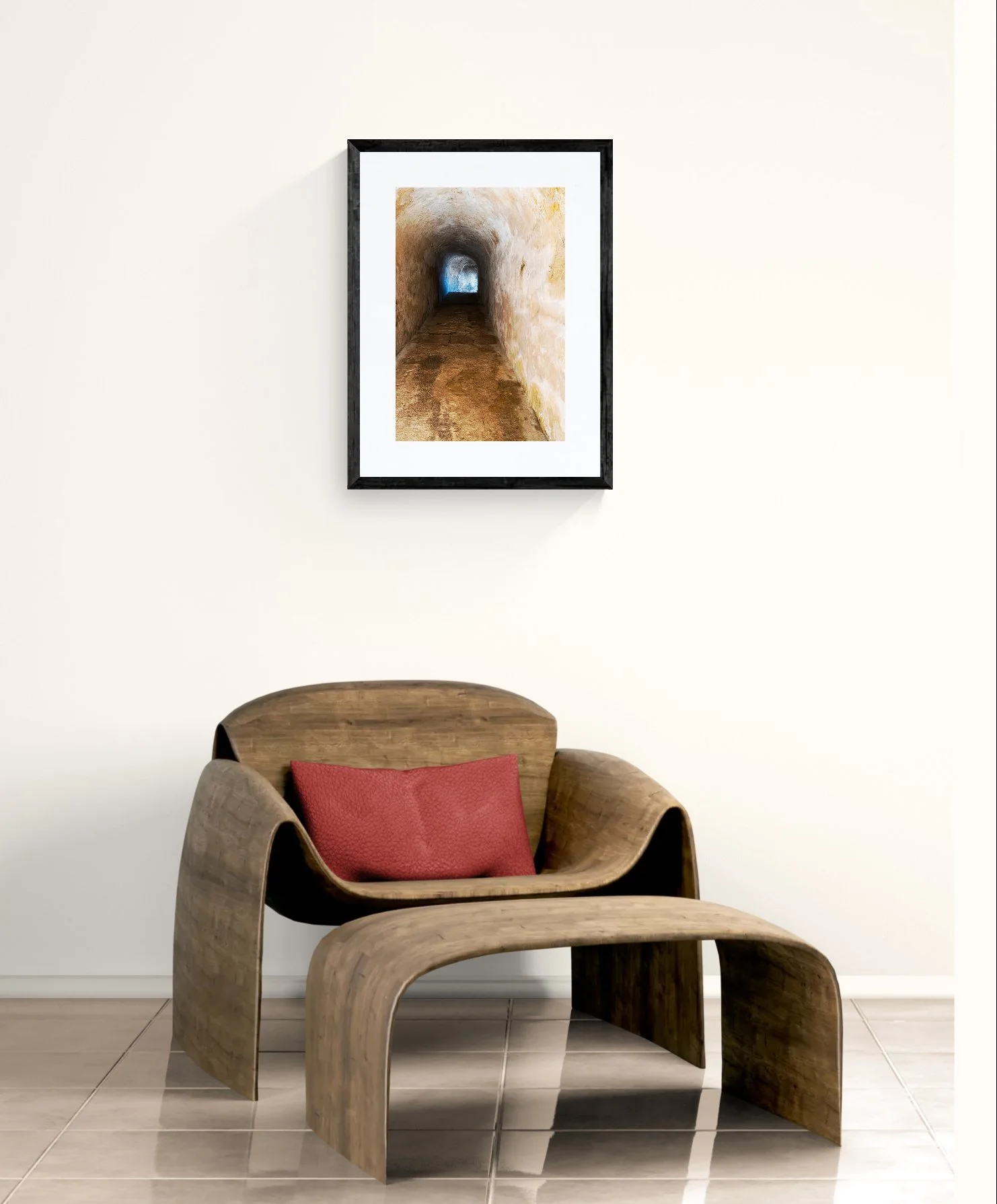 Sunlit room with a bespoke chair and footstool 2026-08-09-12-02.jpeg
