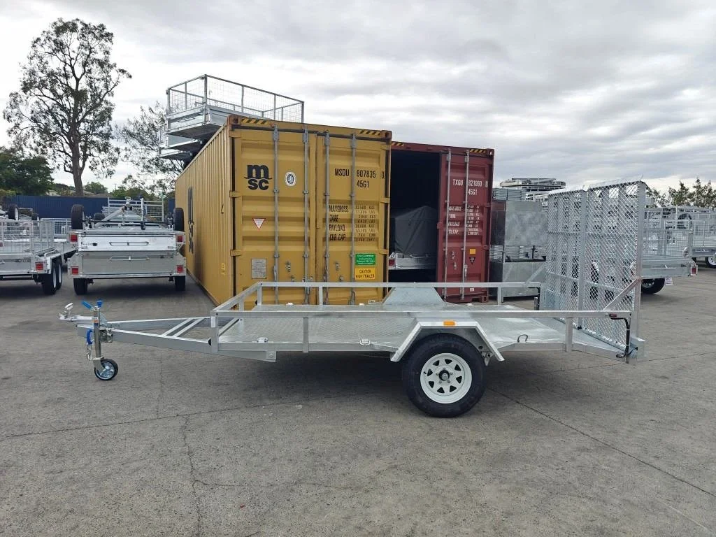 ATV trailer for ride on mowers and golf carts