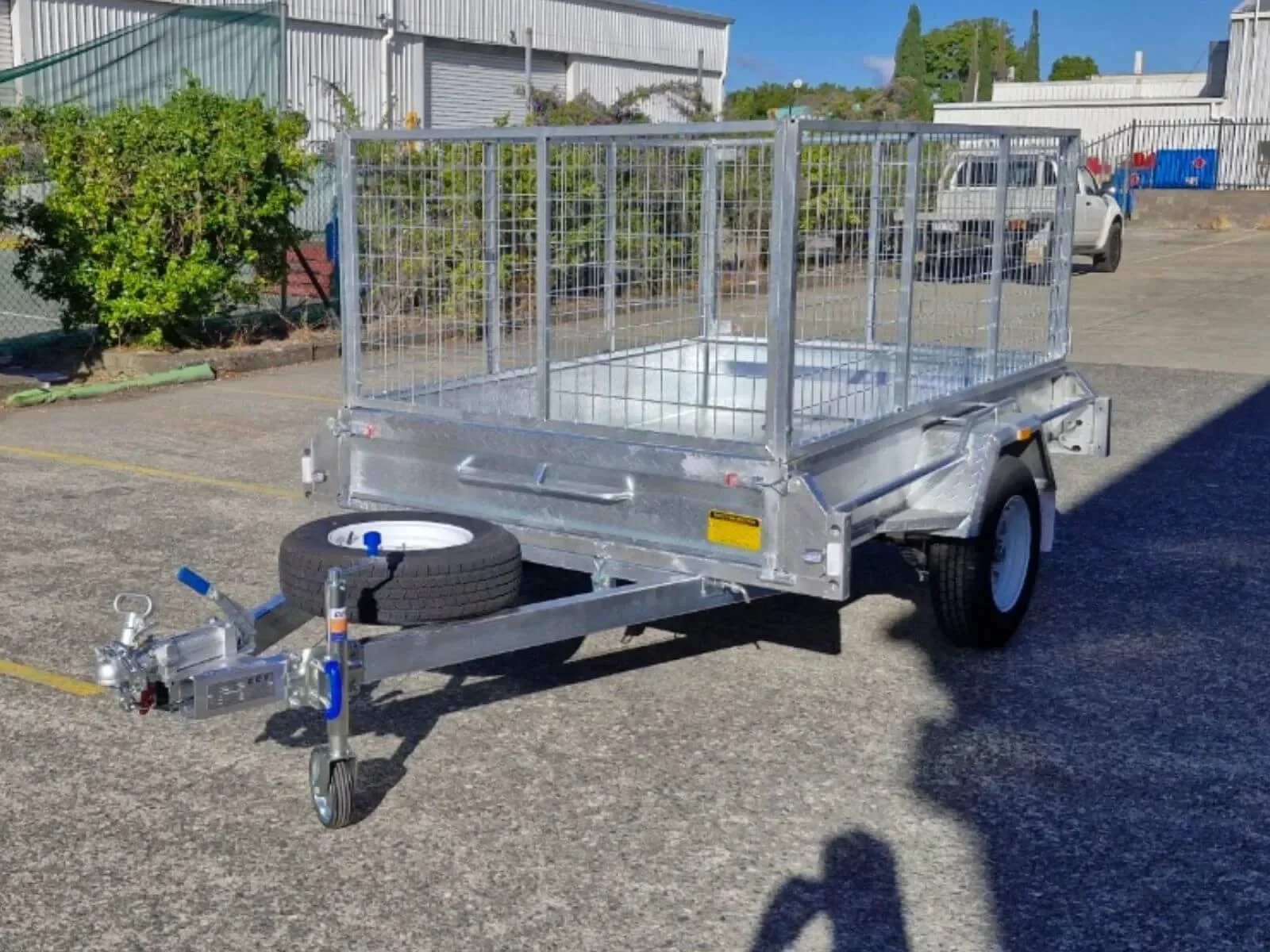 Fully welded galvanised 9x5 low side trailer