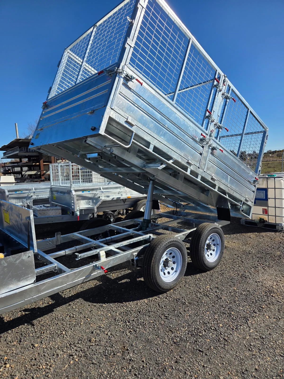 14x7 Hydraulic Flat Top Tipper Trailer 3500kg ATM