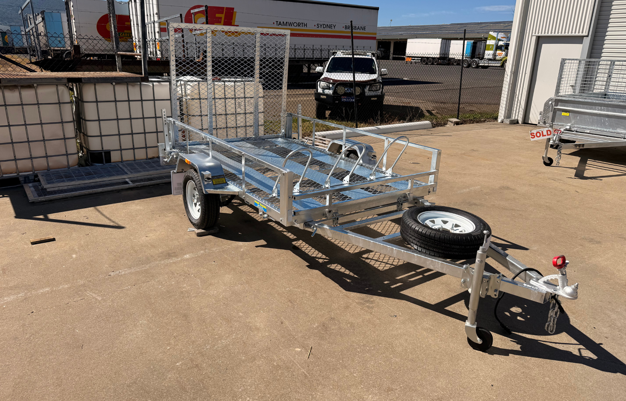 8x5 Motorcycle ATV Ride-On Mower and Golf Cart Trailer 750kg ATM