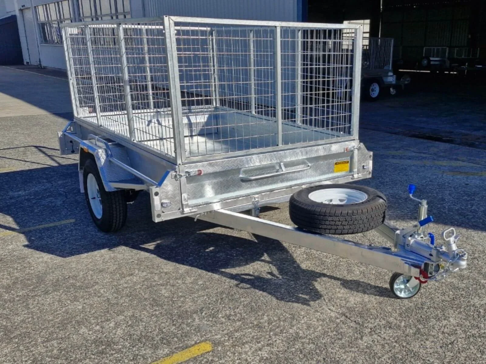 Smart Trailers 9x5 low side heavy duty box trailer for sale