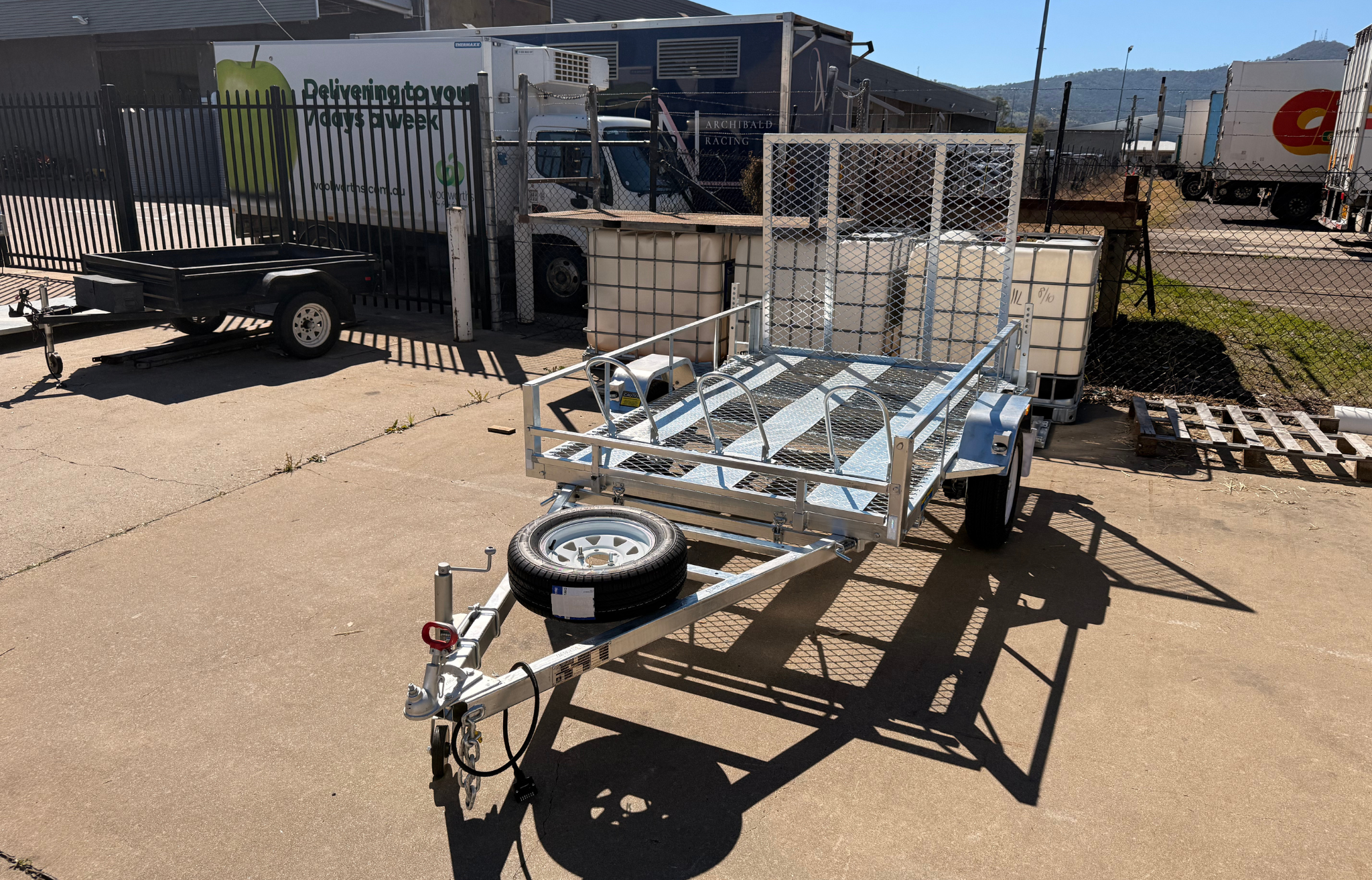 8x5 Motorcycle ATV Ride-On Mower and Golf Cart Trailer 750kg ATM