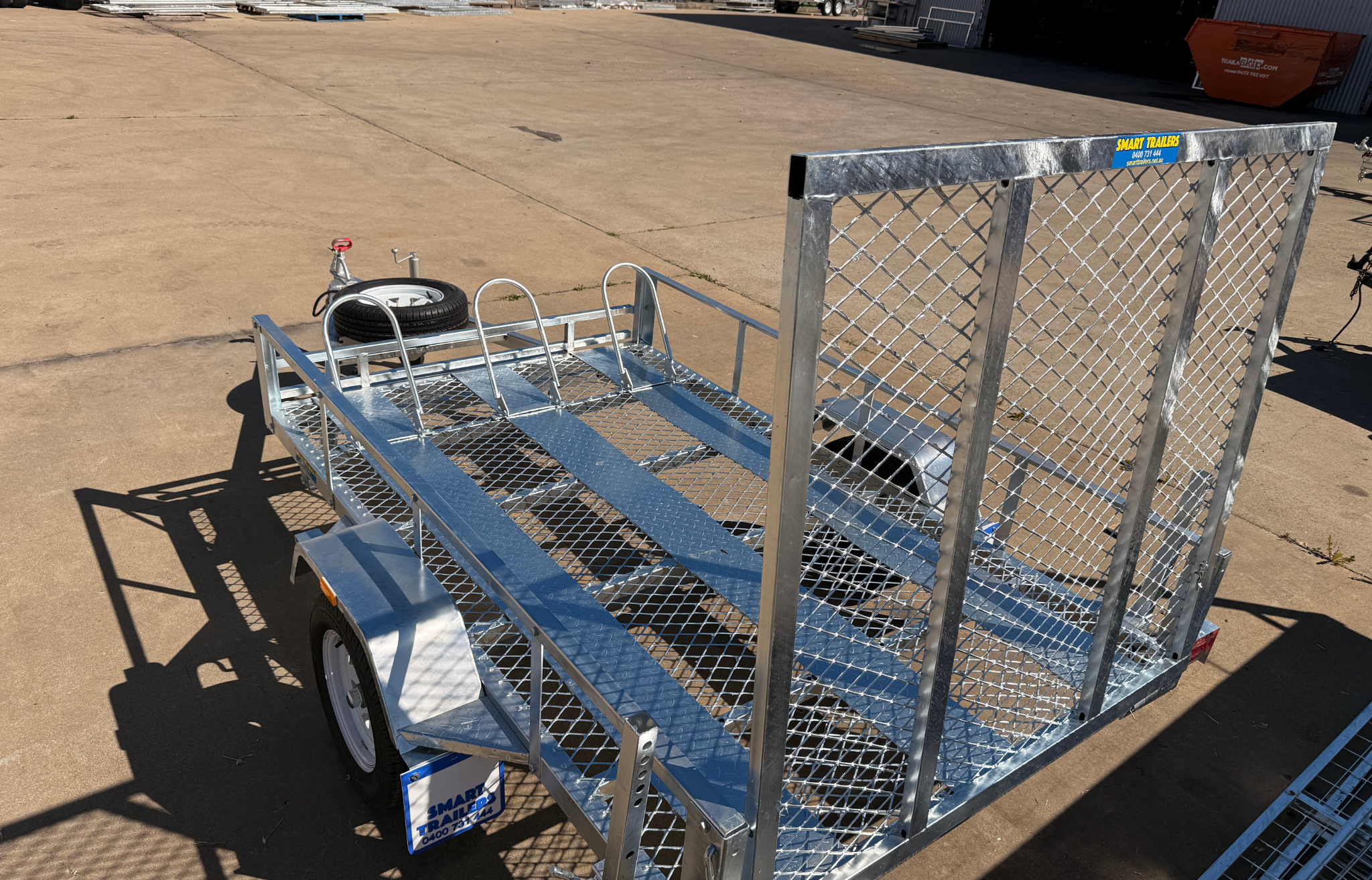 8x5 Motorcycle ATV Ride-On Mower and Golf Cart Trailer 750kg ATM