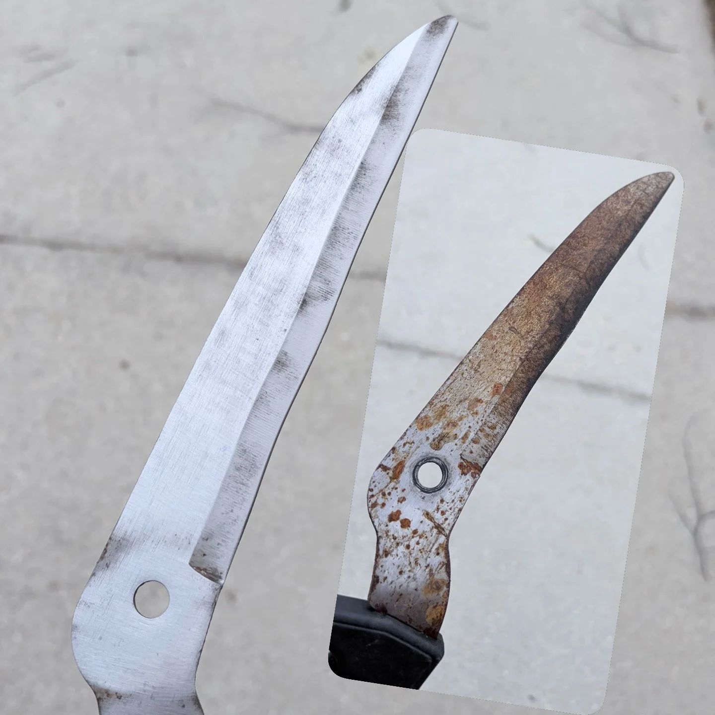 ✂️Don&rsquo;t let your tools get neglected 🪓&mdash; but if they are, I&rsquo;ll do what I can to restore them. #gardening #tools #sharpening #restoration #augusta