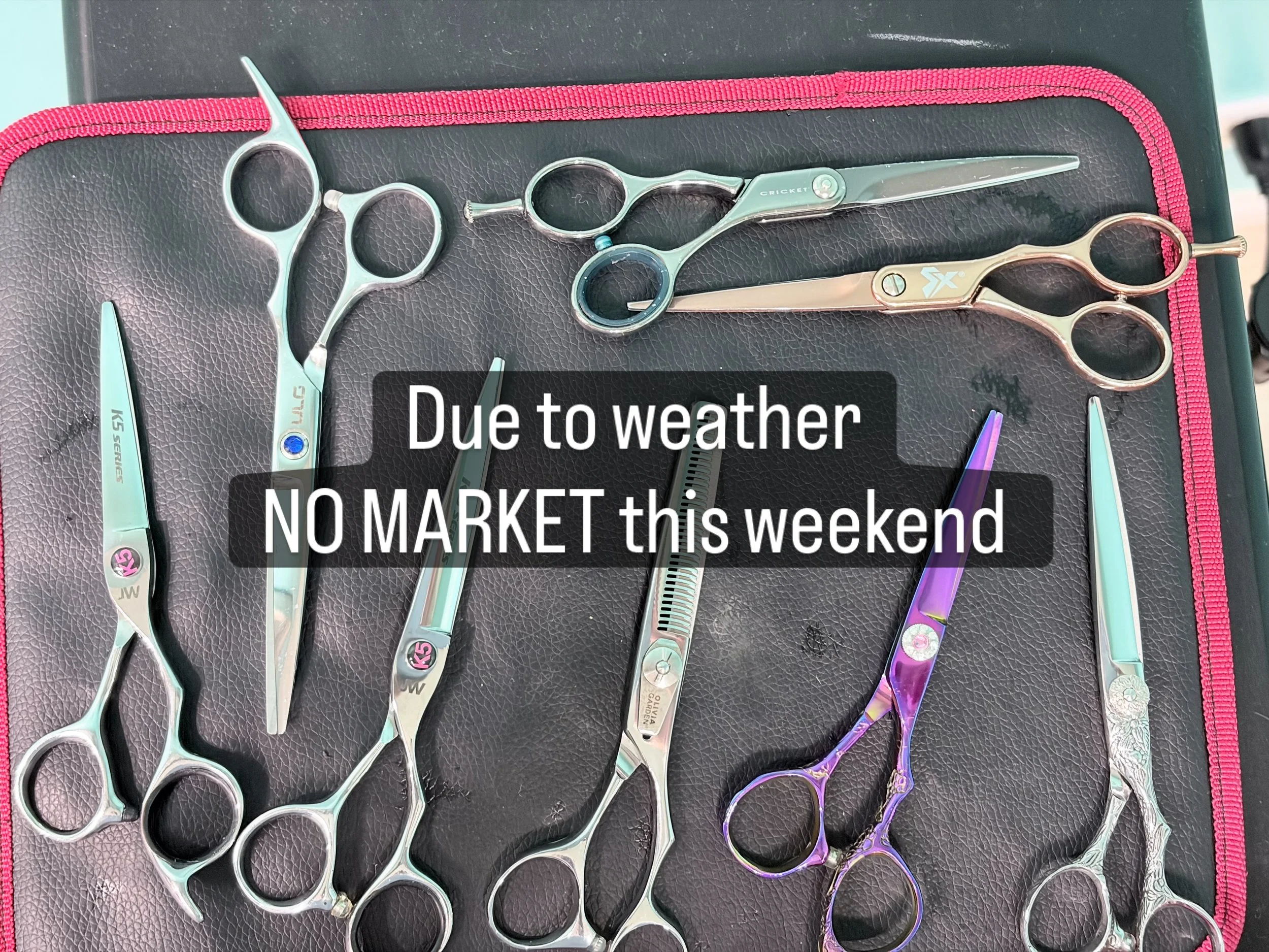 Due to weather, there are no lawn vendors this weekend May 9th, at the Evans Market #knifesharpening #shearsharpening #evansga