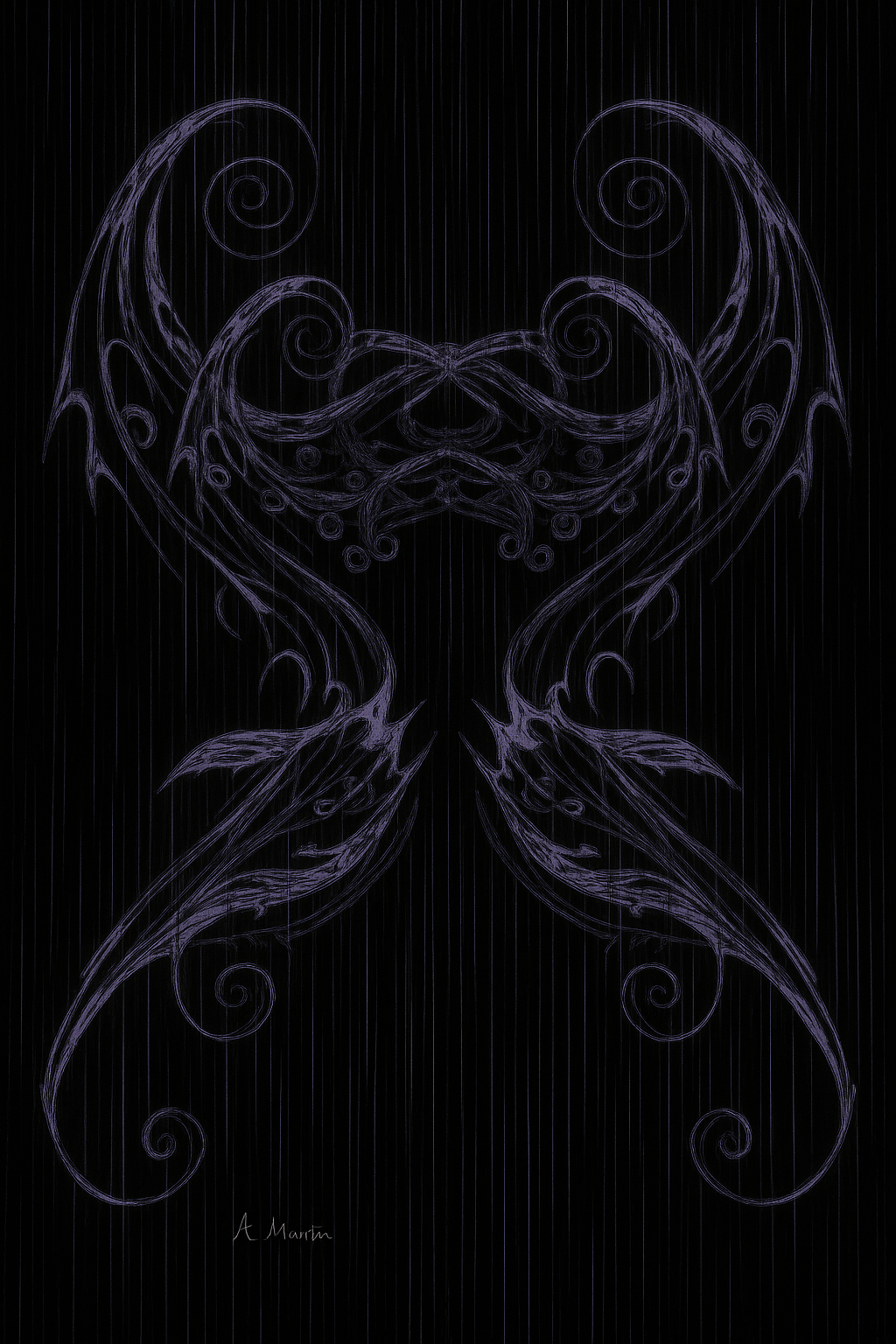 ‘Fractured Wings” print