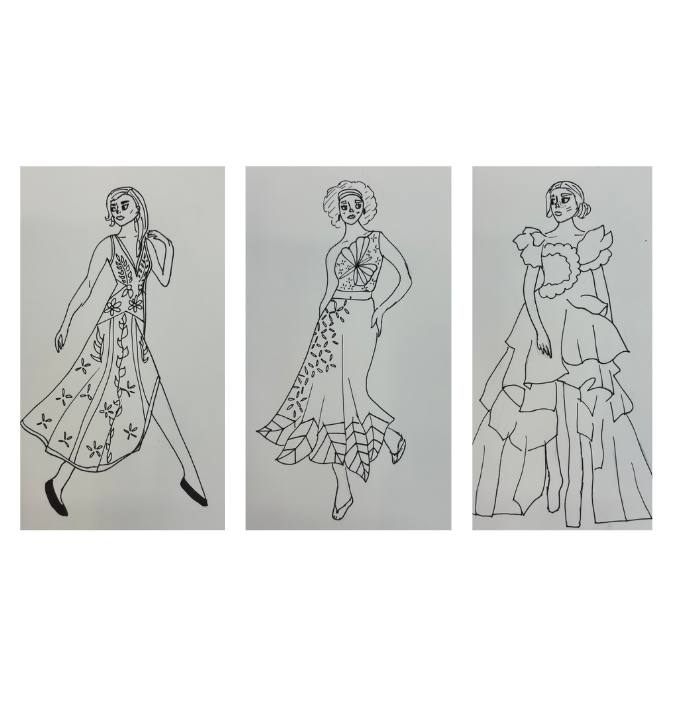 Fashion Illustration Early Sketches
