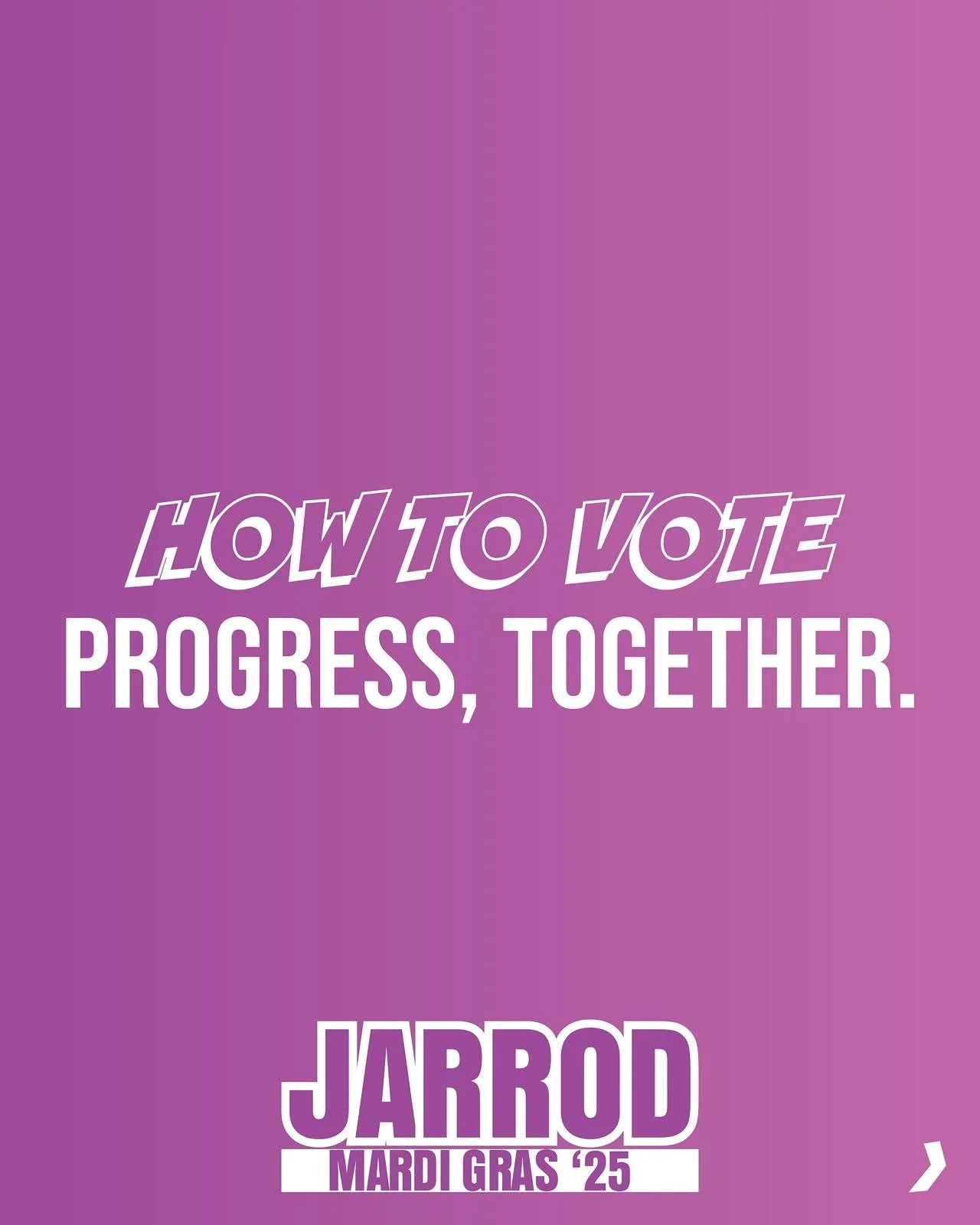 🗳️ Voting for Mardi Gras opens tomorrow! 

🌈 Below is a step-by-step guide on how to vote for me and help deliver Progress, Together.

#mardigras #sydneymardigras #progress #together #howtovote #sydney
