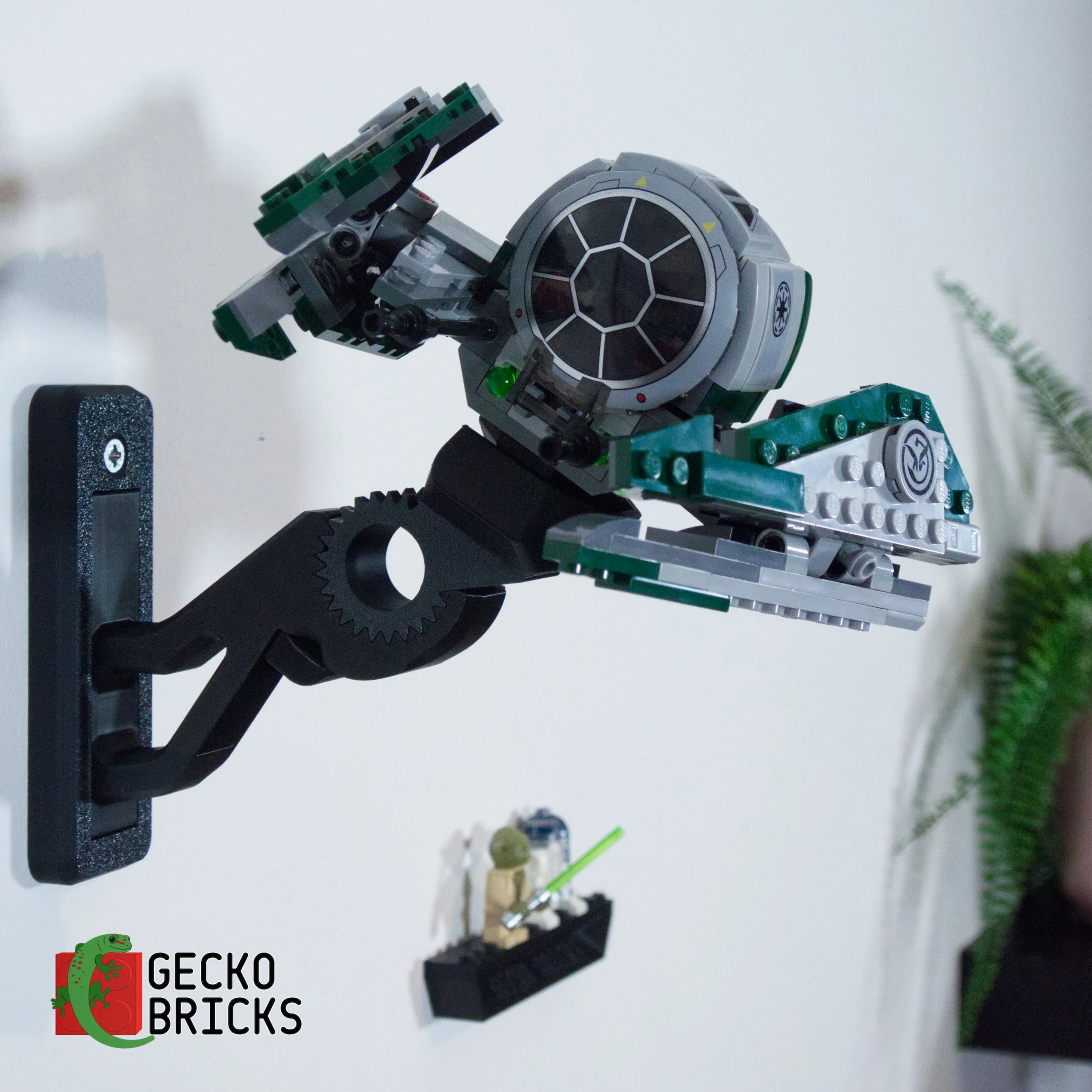 Wall Mount for Lego Star Wars Yoda's Starfighter - 75360