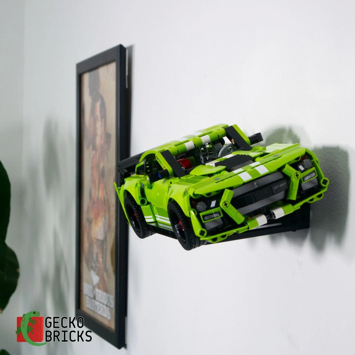 Wall Mount for Lego Technic Shelby Mustang GT500 - 42138
