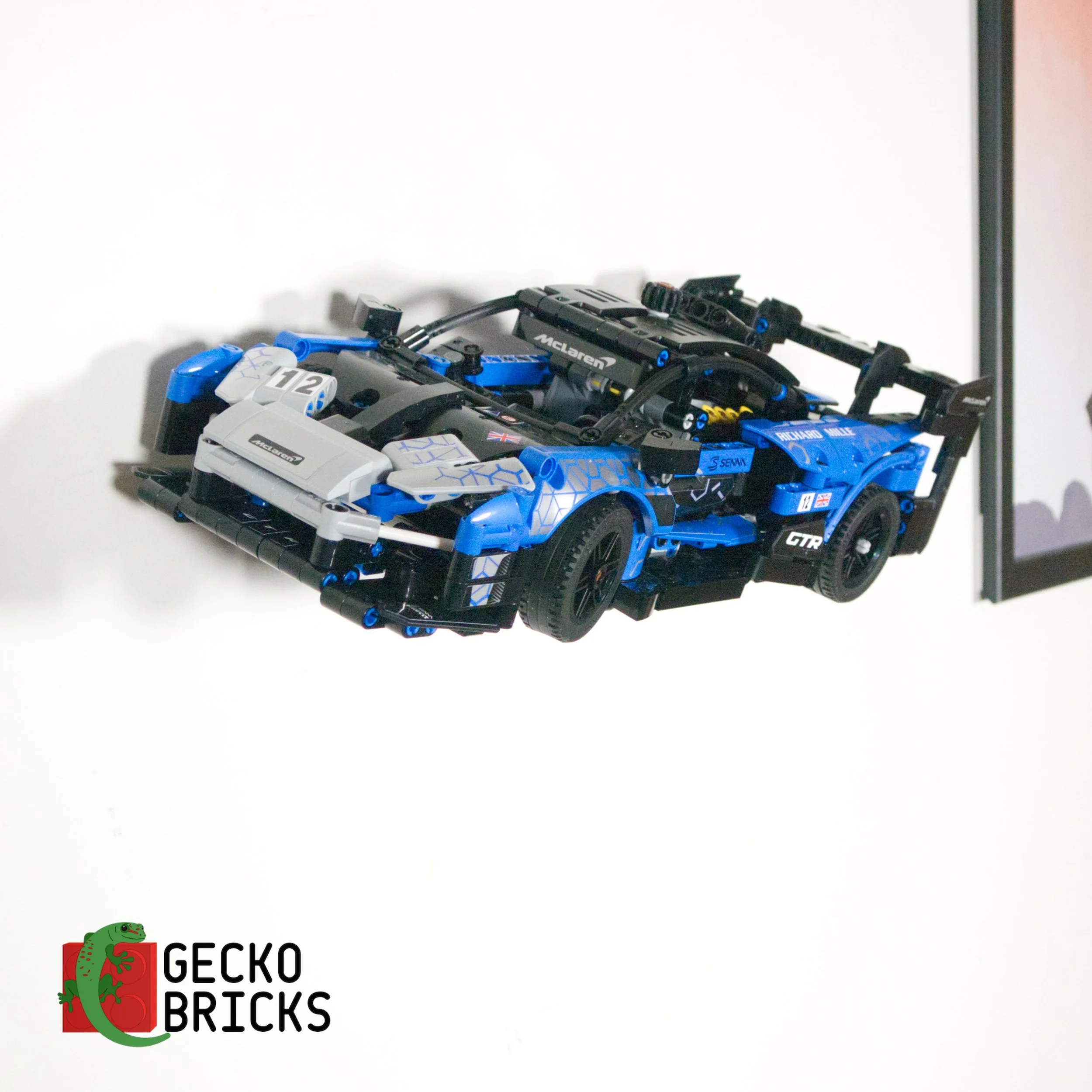 Wall Mount for Lego Technic McLaren GTR Senna - 42123