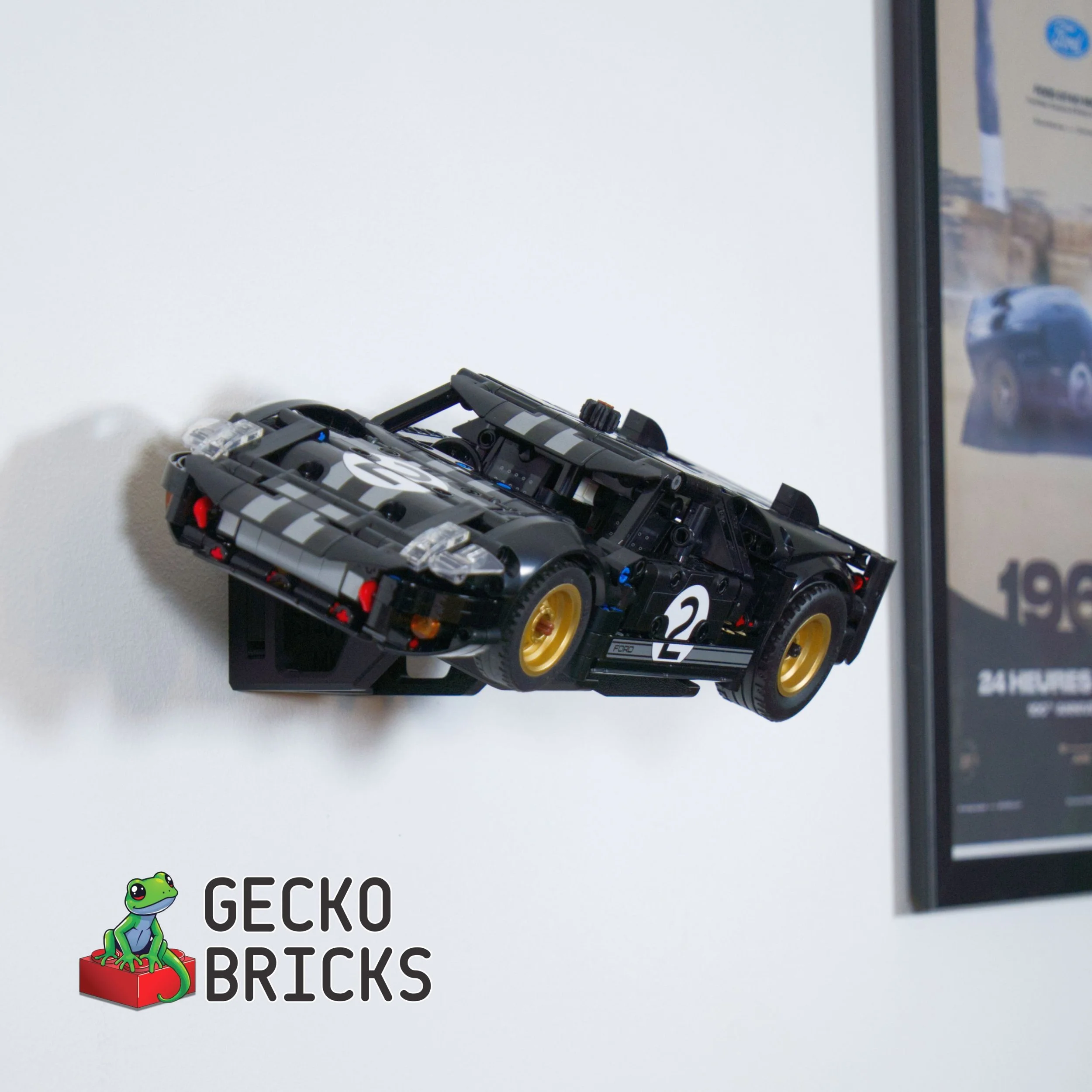 Wall Mount LEGO Technic Ford GT40 1966 - 42223